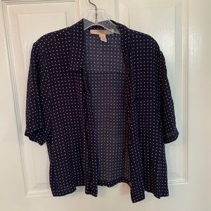 Loose navy blue button up from Forever 21